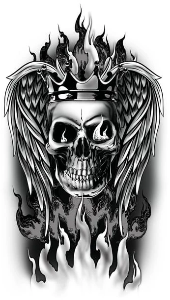 Fiesta Kaukolės tatuiruotė