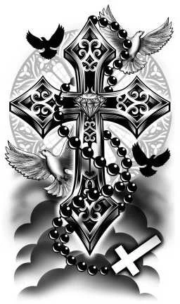 Fiesta Kryžiaus tatuiruotė