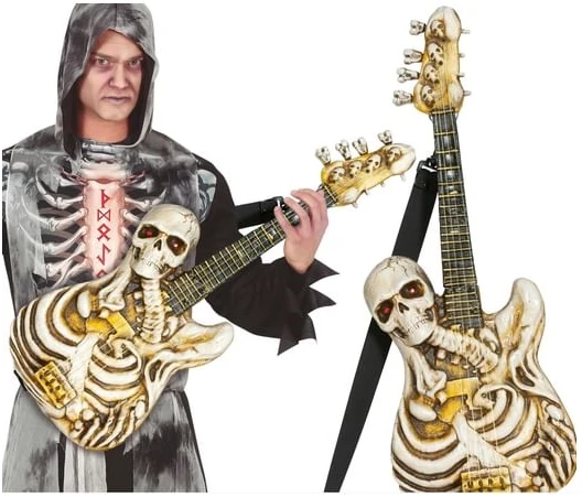 Fiesta Skeletinė gitara su šviesa ir garsu