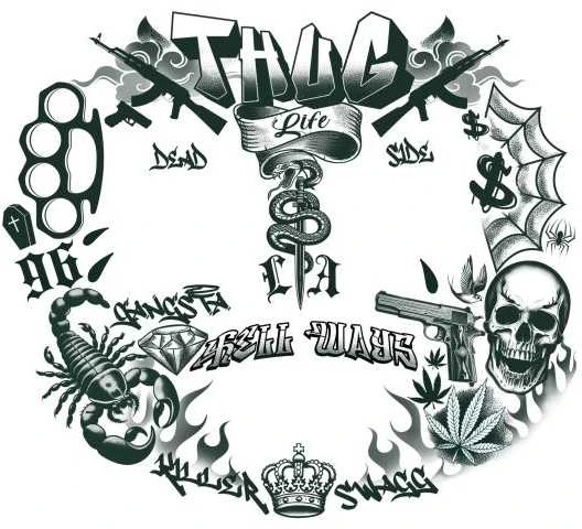 Fiesta Bandito veido tatuiruotė