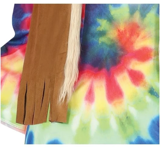 Fiesta Tie dye hipių suknelė