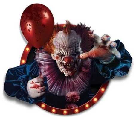 Fiesta Sieninė dekoracija „Spooky clown“