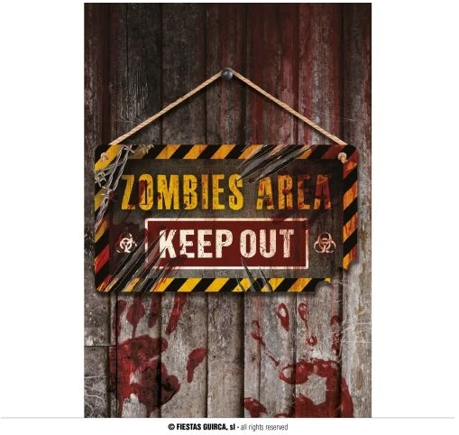 Fiesta Zombių draudžiamojo ženklas