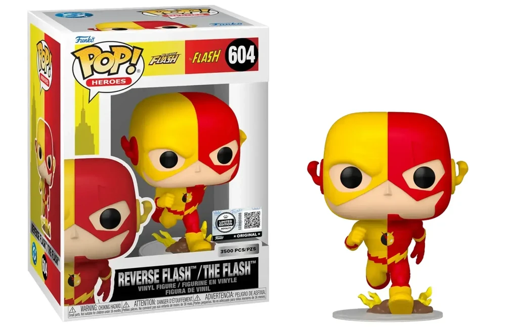 FUNKO POP! Vinilinė figūrėlė: Flash - Reverse Flash/The Flash, 9 cm