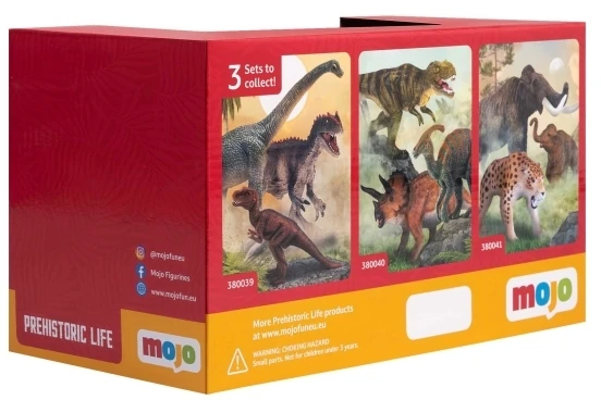 Figūrėlė Mojo Mojo - Dinosaur Set 1- Prehistoric animals, 3 pcs (MJ-380039) /Figures