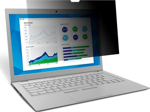 3M Privacy Filter for 15.6in Nešiojamas kompiuteris, 16:9, PF156W9B, 39.6 cm (15.6"), 16:9, Nešiojamas kompiuteris, Frameless display privacy filter, Glossy / Matt, Anti-glare