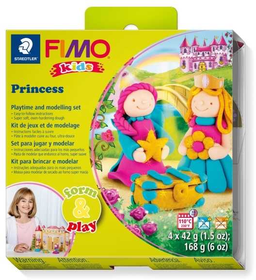 Polimerinio molio kūrybinis rinkinys vaikams Fimo "Princesė"