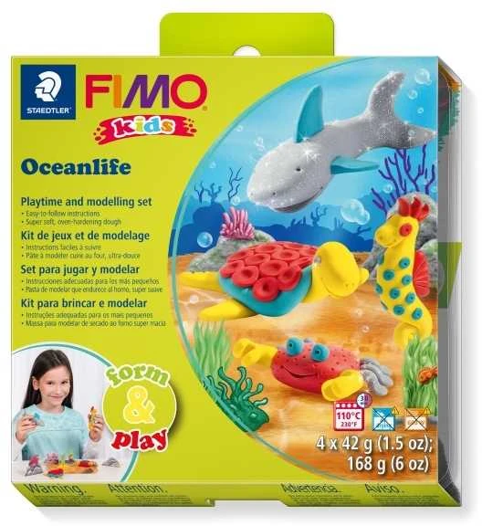 Fimo Kids Form&play 4x42g Ocean modelino rinkinys