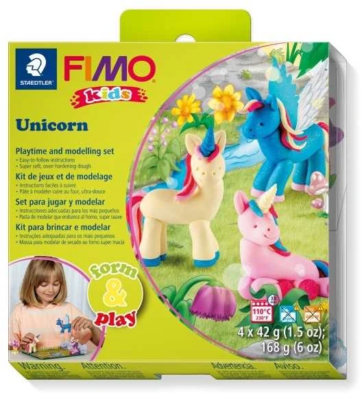 Polimerinio molio kūrybinis rinkinys vaikams Fimo "Vienaragis"