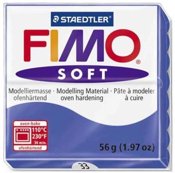 Modelinas FIMO SOFT, 57 g, sodri mėlyna sp.