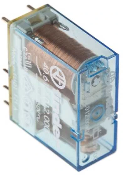 „Finder“ PCB montuojama relė, 12 V nuolatinės srovės ritė, 16 A perjungimo srovė, SPDT
