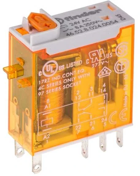 Finder Przekaźnik 24 V/AC 8 A 2 x omskifter 1 stk