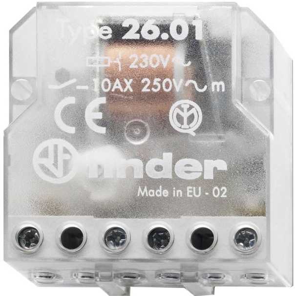 Finder Bistalinis siųstuvas 1Z 10A 230V AC (26.01.8.230.0000)