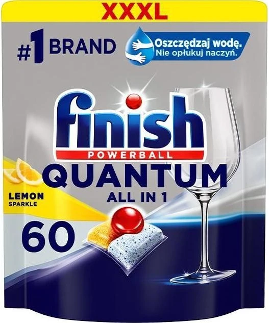 finish Calgonit BAIGTA Kapsułki Quantum All-in-1 60 citrinų