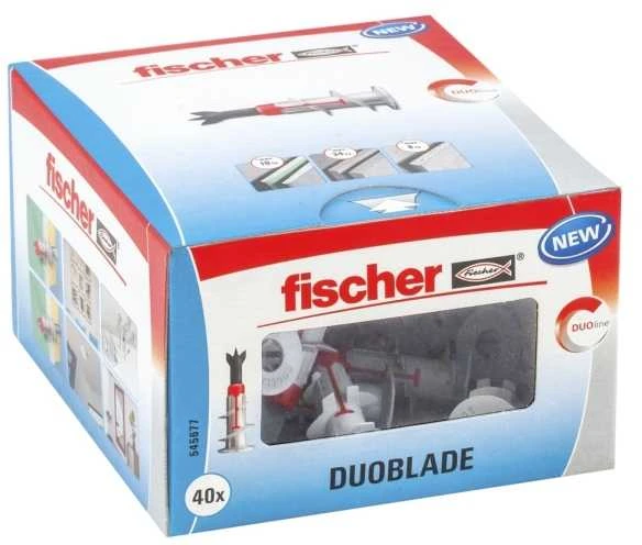 Kaiščiai gipso kartonui DUOBLADE, FISCHER 40 vnt.