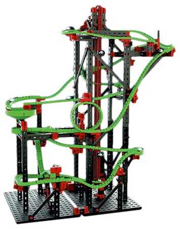 Fischer Technik fischertechnik 536621 - Žaislinis marmurinis bėgimas ir kamuoliukai (rinkinys) - 7 m. - Daugiaspalvis - 465 mm - 80 mm - 390 mm