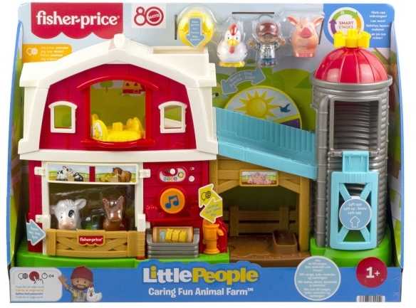 Fisher-Price - Maži žmonės, rūpestingi ir linksmi gyvūnų ūkiai, DK/NO/SE (JGX11)