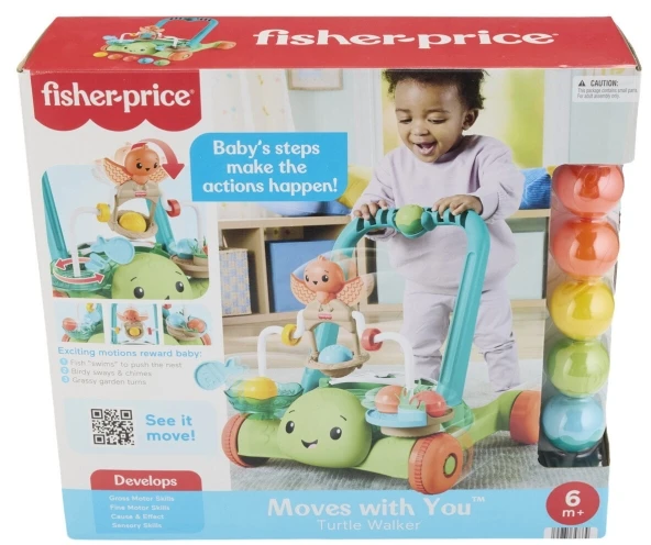 Mattel FISHER-PRICE vėžliuko vaikštynė (JKD63)