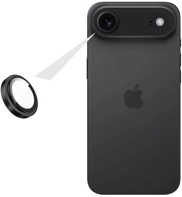 Fixed Fiksuotas kameros stiklas | Apple | iPhone Air | Stiklas | Juodas