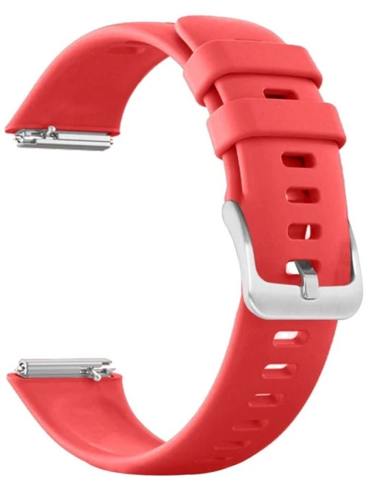 Fixed Fiksuotas silikoninis dirželis, skirtas Huawei Watch FIT2, raudonos spalvos