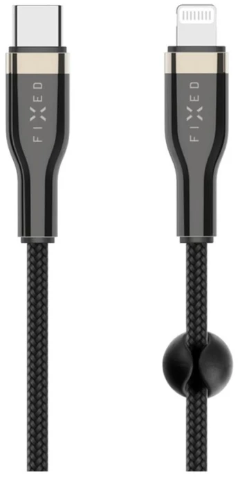 Fixed Fiksuotas Fiksuotas | Pintas kabelis USB-C/Lightning, 2 m | FIXDB-CL2-BK