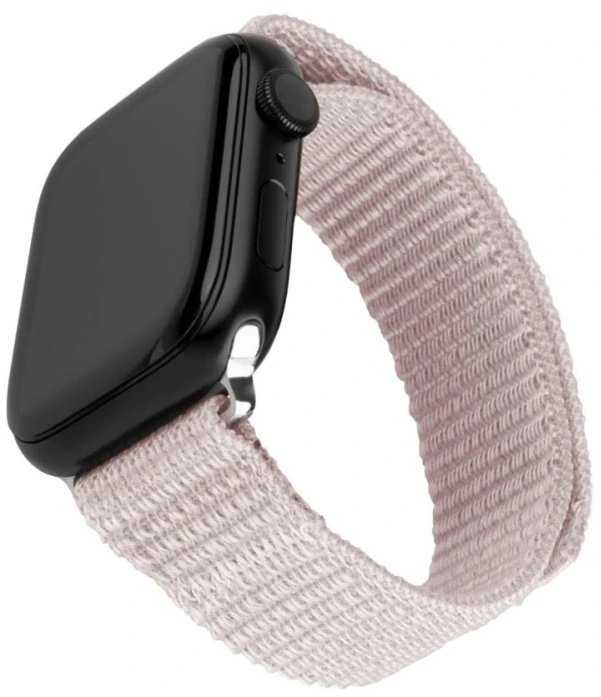 Fixed Fiksuotas | Sportiškas dirželis Apple Watch 38/40/41mm | 60-210 mm | Rožinis auksinis | Nailonas