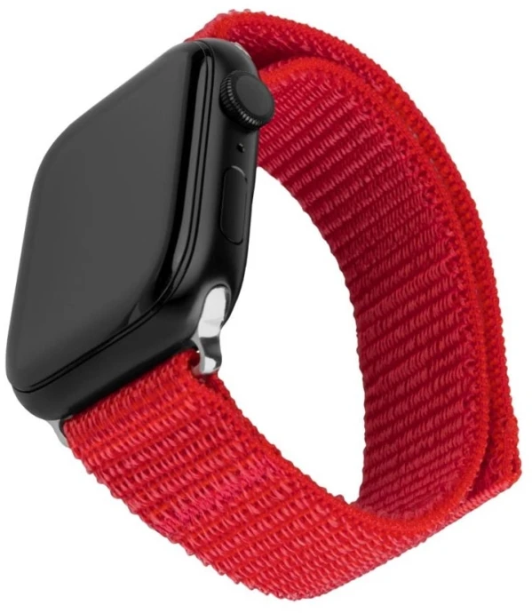 Fixed Fiksuotas | Sportiškas dirželis Apple Watch 38/40/41mm | 160-210 mm | Raudona | Nailonas