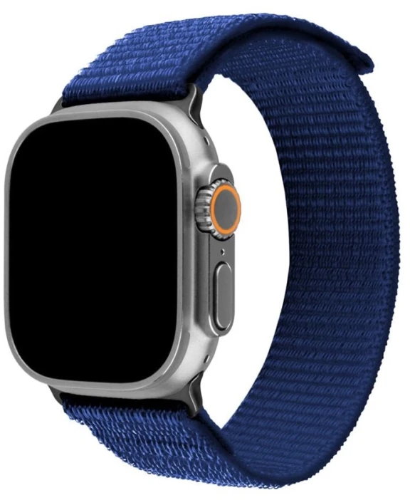 Fixed Ištaisyta | Sportiškas dirželis Apple Watch Ultra 49mm | 160-210 mm | Tamsioji Mėlyna | Nailonas