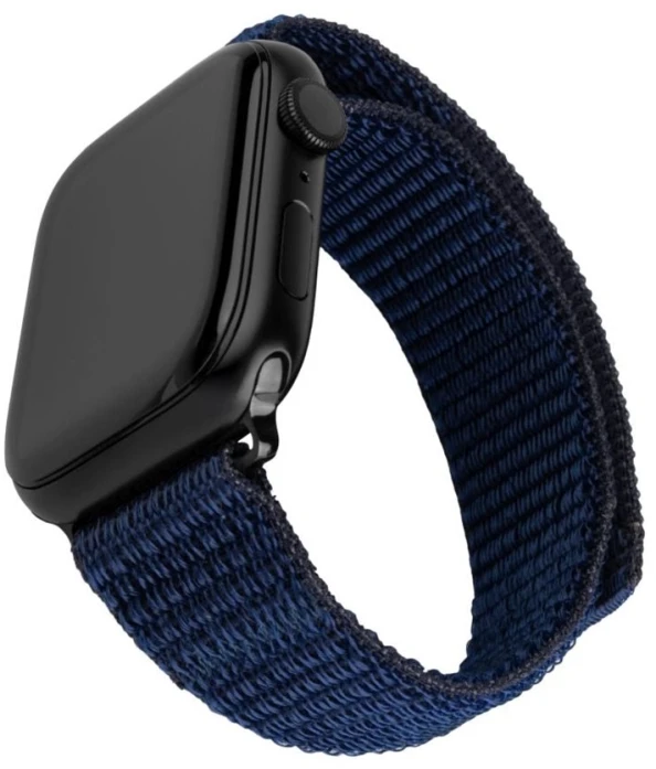 Fixed Ištaisyta | Sportiškas dirželis Apple Watch 38/40/41mm | 160-210 | Tamsiai mėlynas | Nailonas