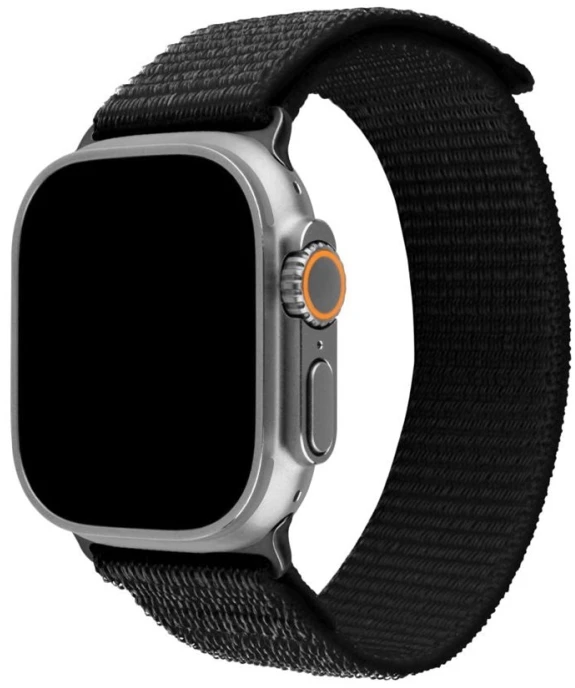 Fixed Ištaisyta | Sportiškas dirželis Apple Watch Ultra 49mm | 160-210 mm | Juodas | Nailonas