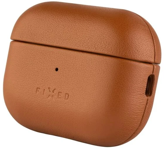 Fixed Fiksuotas | Ausinių dėklas su MagSafe palaikymu | Apple AirPods Pro 2 / Pro 2 (USB-C) | Ruda | Oda