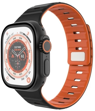 Fixed FIKSUOTAS silikoninis magnetinis dirželis Apple Watch 42/44/45