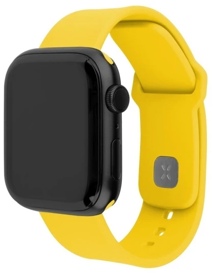 „Fixed Silicone Sporty Strap Set“ – sportinis dirželis, skirtas „Apple Watch“ 38/40/41 mm, geltona spalva