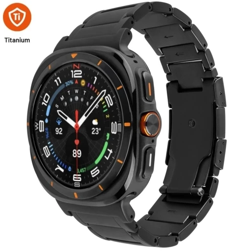 Fixed FIXED Titanium Bracelet for Samsung Galaxy Watch Ultra, Juodas