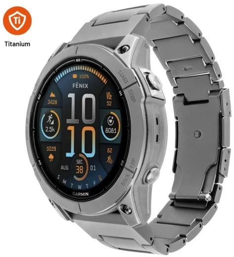 FIXED Tytanowa bransoleta do Garmin QuickFit 26mm