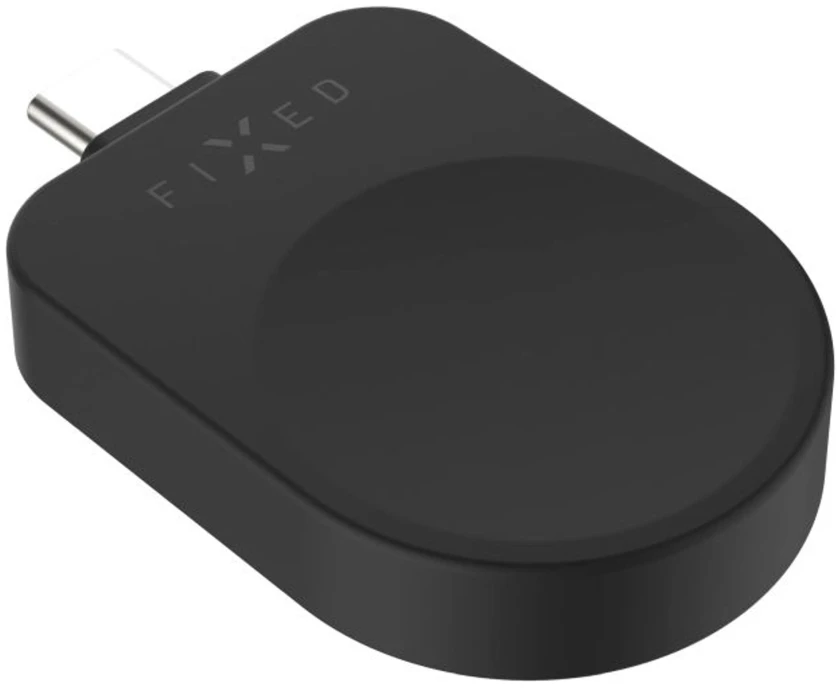 Fixed Fiksuotas USB-C įkrovimo adapteris, skirtas „Samsung Galaxy Watch“, suderinamas su „Powerstation Uni“ | Juodas