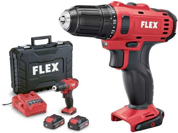 FLEX DD 2G 10,8V suktuvas su priedų komplektu