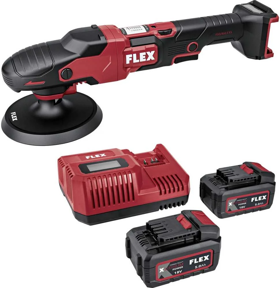Flex Tools Flex Poliravimo įrankis PE 150 18-EC/5.0 komplektas