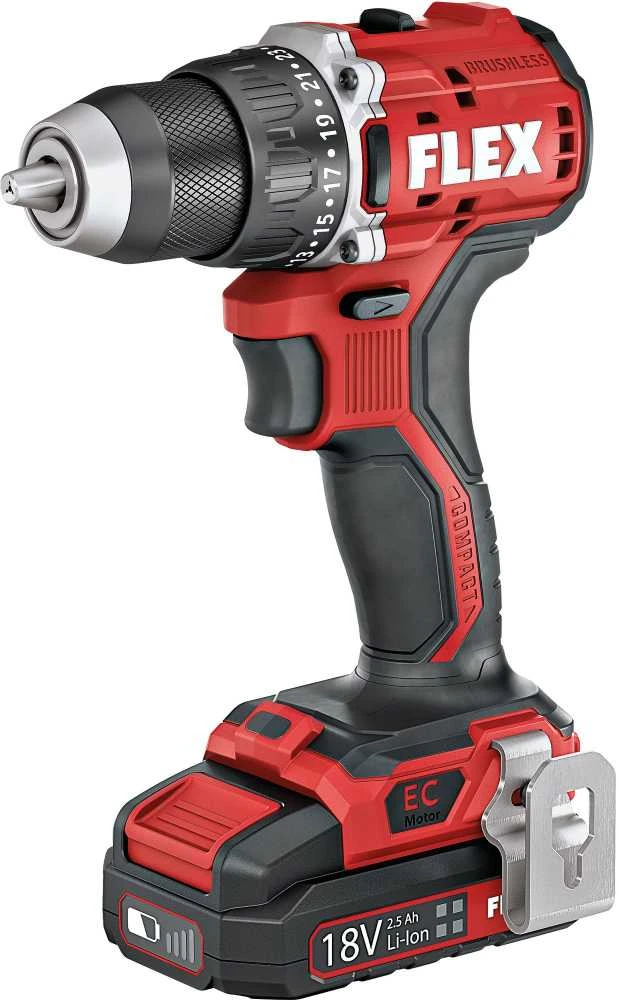 Akumuliatorinis suktuvas-gręžtuvas FLEX DD 2G 18,0V-EC C LD