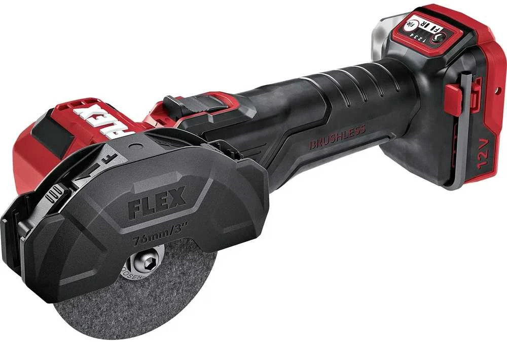 Flex Tools Akumuliatorinis kampinis šlifuoklis FLEX LBE 76 12-EC C