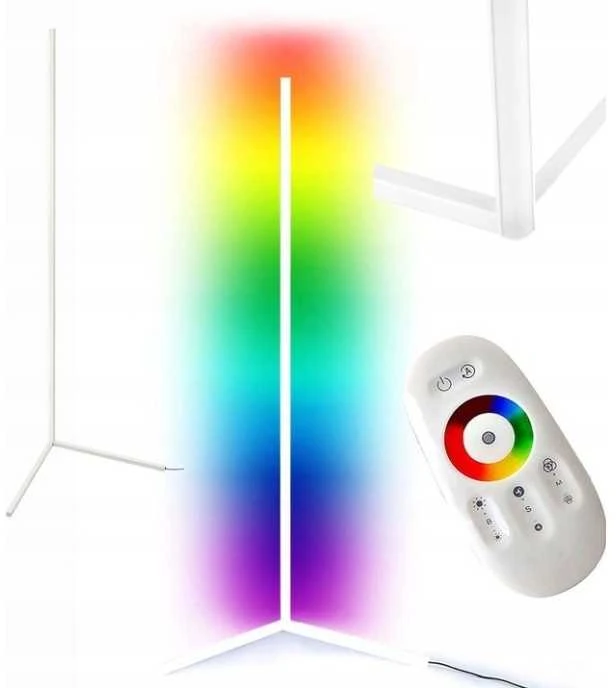 Mozos kampinis toršeras LC-RGB LED Baltas | Tiekimas