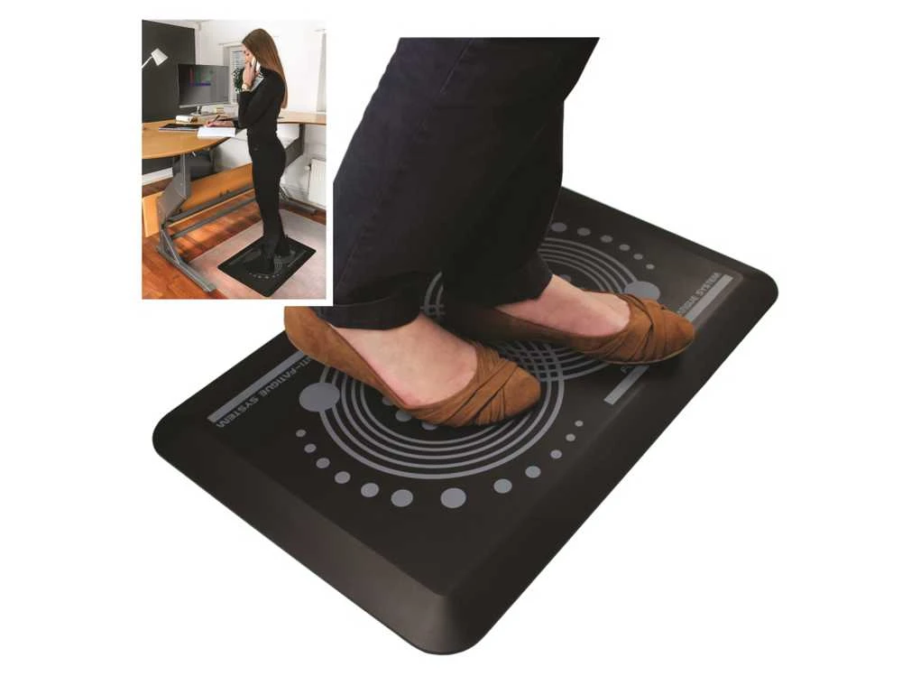Floortex AFS-TEX 2000 ergonomiškas kilimėlis stovėjimui, 40x60 cm, juodas