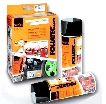 Skysta guma automobiliams Foliatec Matinė galinė dalis 400 ml (2 pcs)