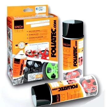 Foliatec Purškiama plėvė bespalvė oranžinė 2x400 ml