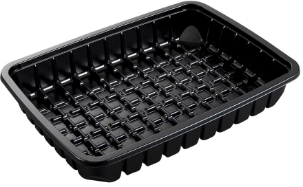 Færch Dėklas M2270-43S 268x194x43 mm PP juodas, 276 vnt./kartoninėje dėžėje