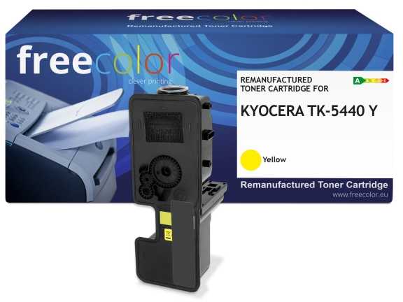 Toneris Freecolor Toneris Kyocera TK-5440K yellow su chipem 2400p kompatybilny
