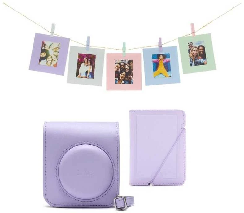 Nuotraukų rėmelis Fujifilm EOL instax mini 12 priedų rinkinys (DĖKLAS, ALBUMAS, RĖMELIAI SU SEGTUKAIS); LILAC PURPLE