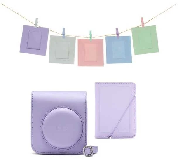 Nuotraukų rėmelis Fujifilm EOL instax mini 12 priedų rinkinys (DĖKLAS, ALBUMAS, RĖMELIAI SU SEGTUKAIS); LILAC PURPLE