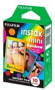 Fujifilm | Instax Mini Rainbow momentinis filmas | 86 x 54 mm | Kiekis 10