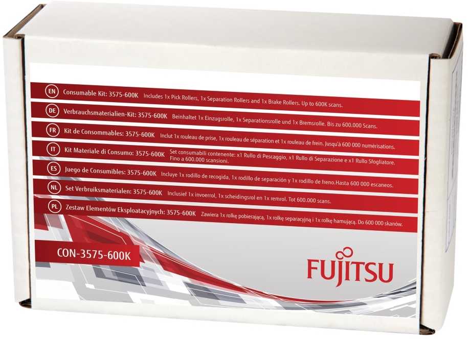 Fujitsu 3575-600K - Consumable kit - Multicolour